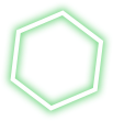 Neon Polygon Green